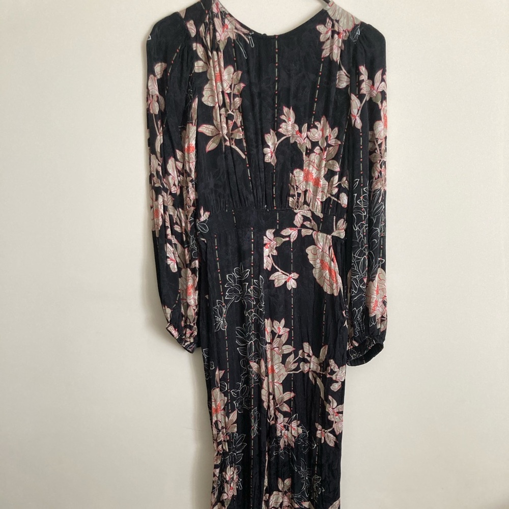 Anthropologie Jumpsuit- beautiful fabric